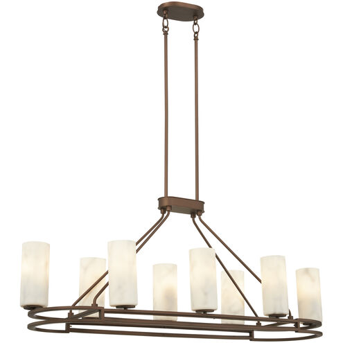 Buchanan 8 Light Hellenic Bronze Island Light Ceiling Light